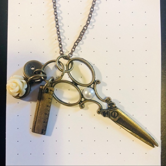 Handcrafted Jewelry with Scissors and Accessories - Picture 2 of 6